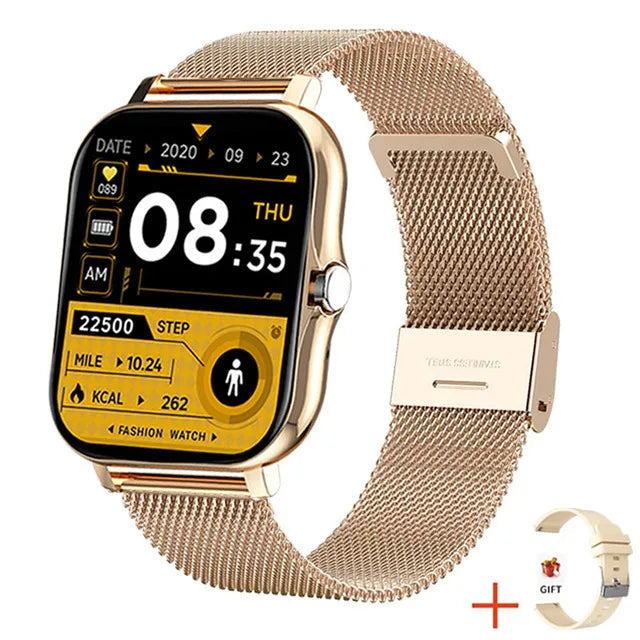 Me Mimei 😍 2025 Relógio Inteligente Para Homens Mulheres Presente 1.69' Tela de Toque Completa Esportes Fitness Relógios Bluetooth Chamadas Digital Smartwatch Relógio de Pulso